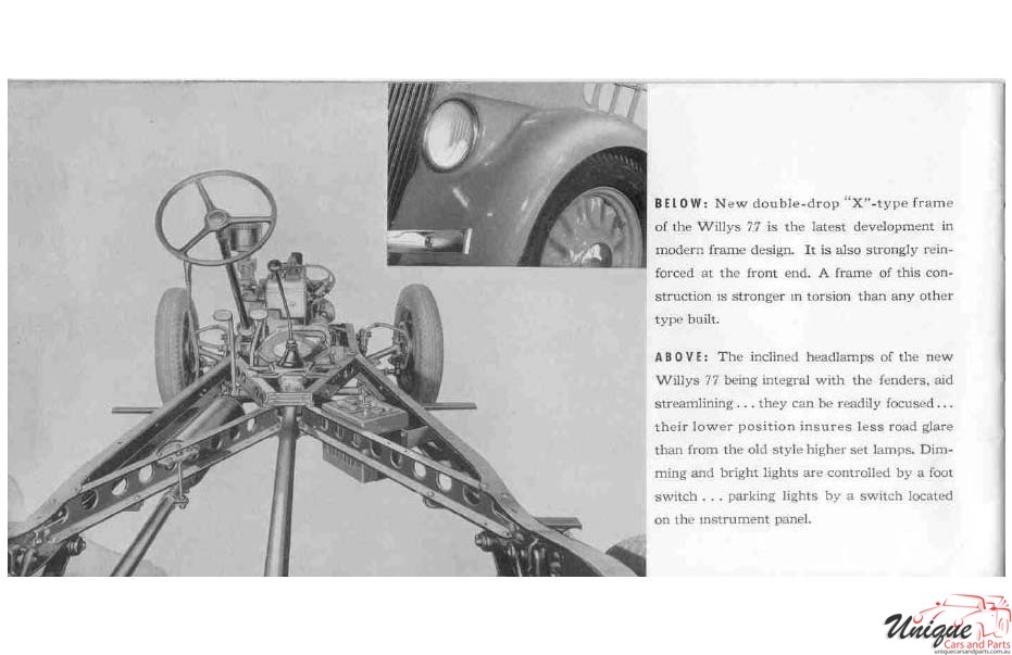 1933 Willys 77 Brochure Page 8